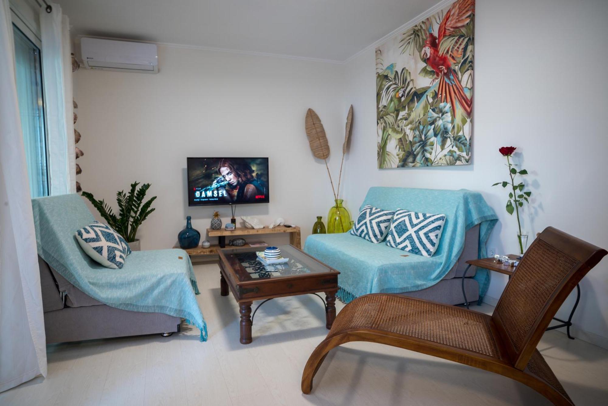 Coconut Blue Apartman Itéa Kültér fotó